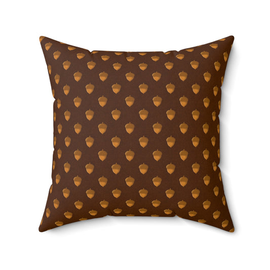 Acorns Spun Polyester Square Pillow