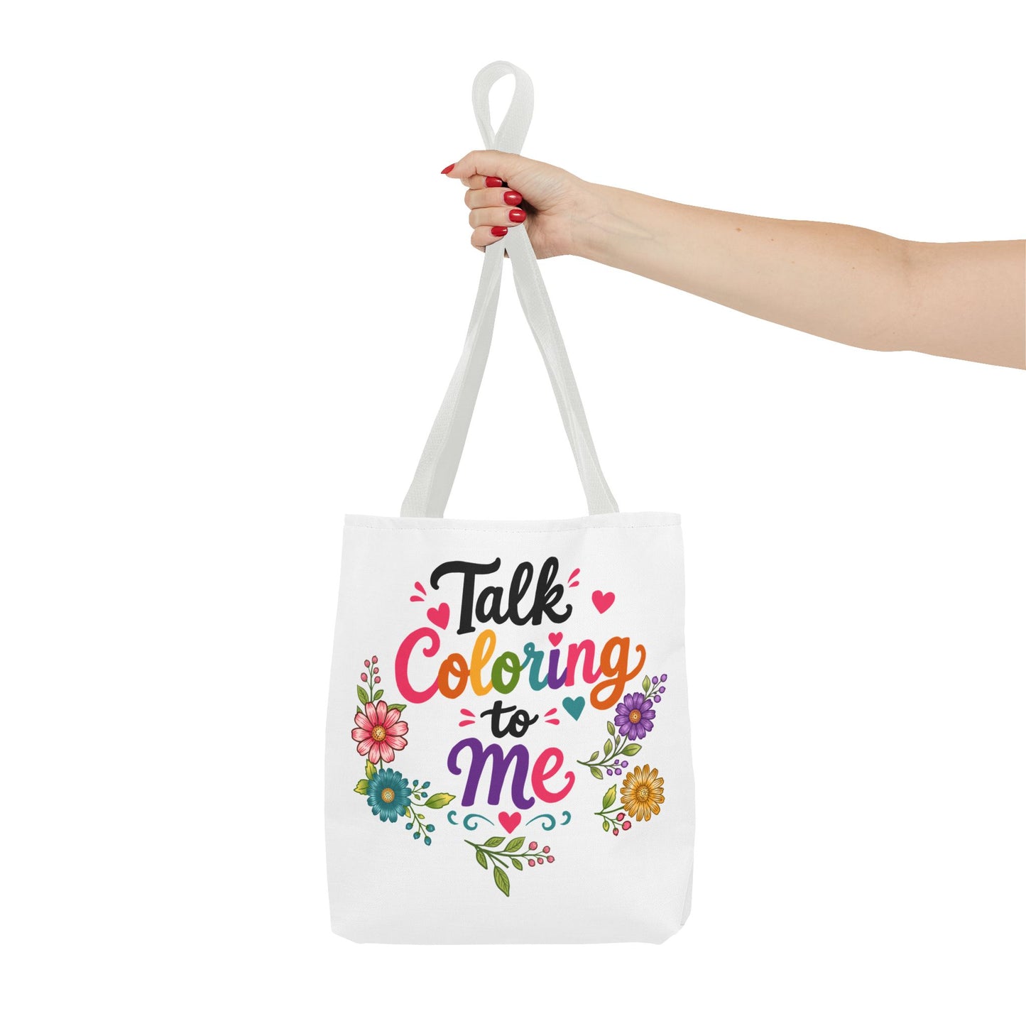 Talk Coloring to Me Tote Bag
