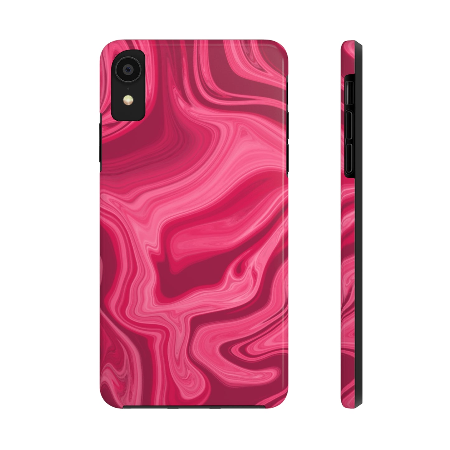 Rosy Swirls Tough Phone Cases