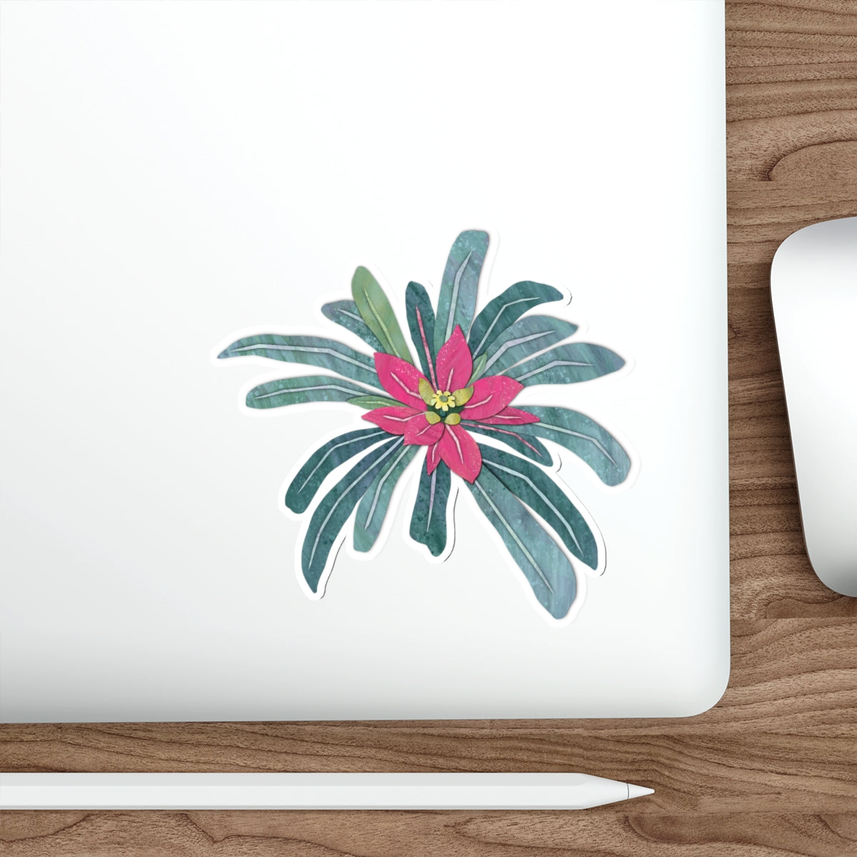 Euphorbia, Tropical Flower Die-Cut Stickers