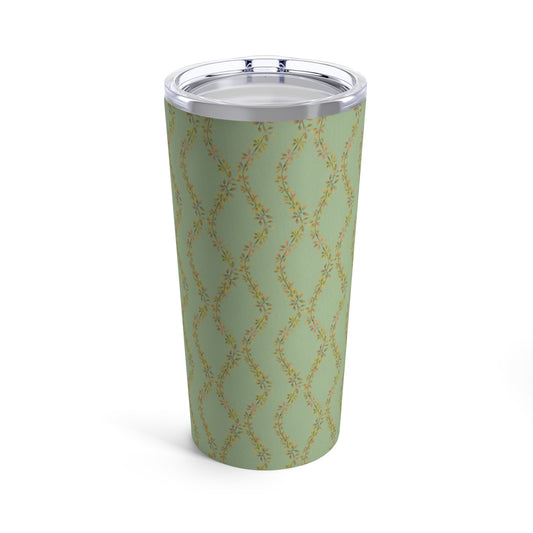 Autumn Vines Stripe Tumbler 20oz