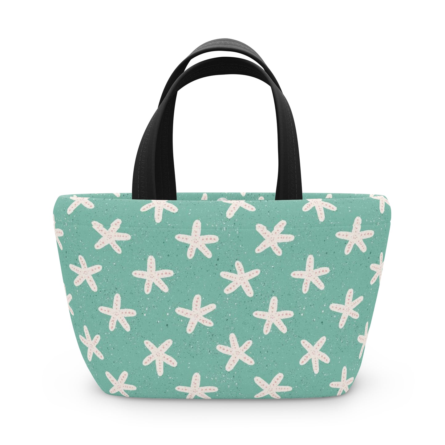Starfish on Sea Green Lunch Bag