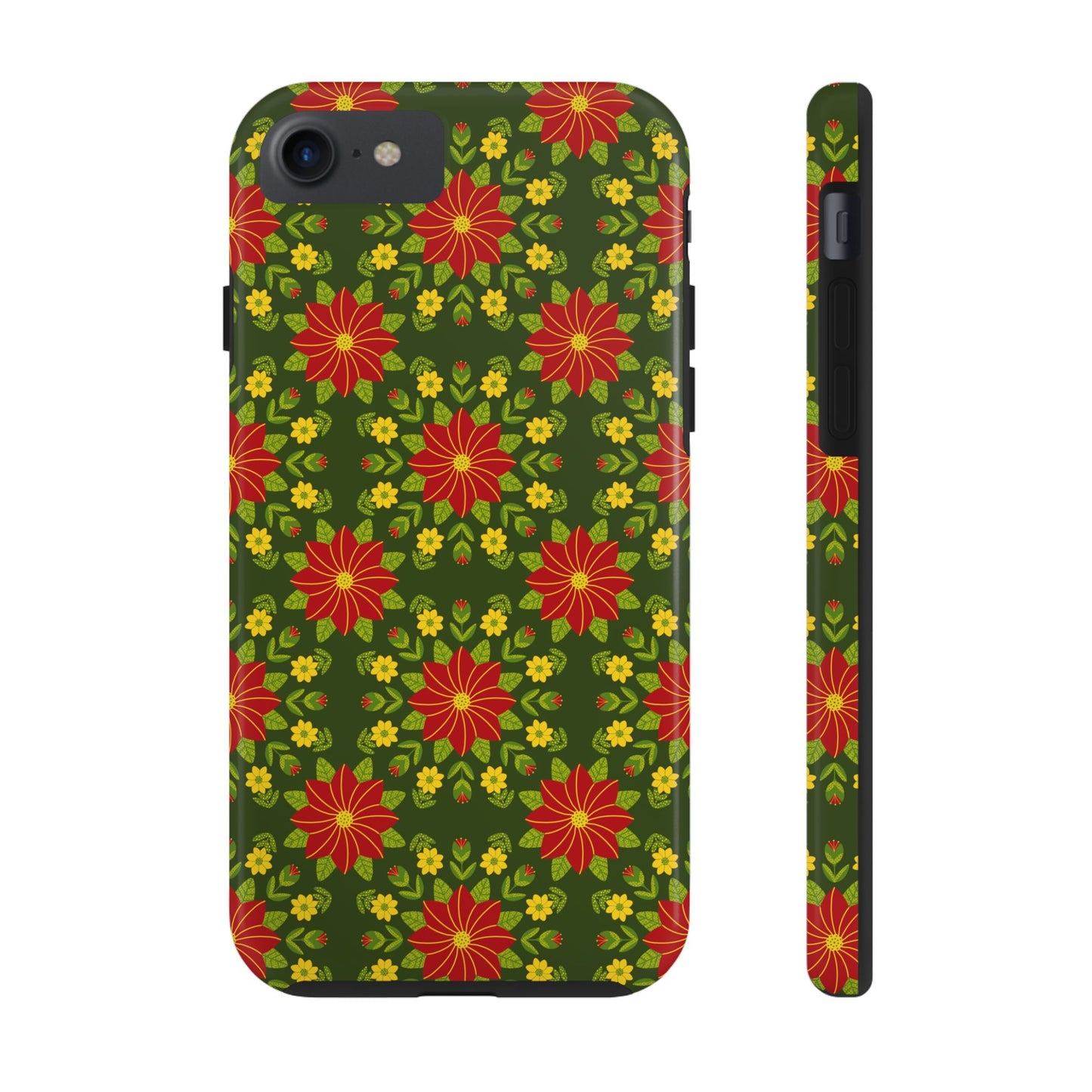 Poinsettias Tough Phone Cases