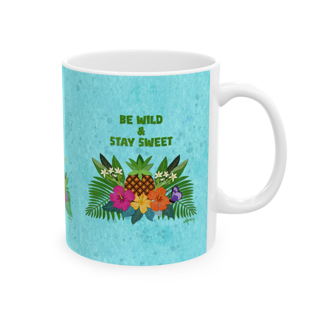 Pineapple Collage Ceramic Mug 11oz & 15oz