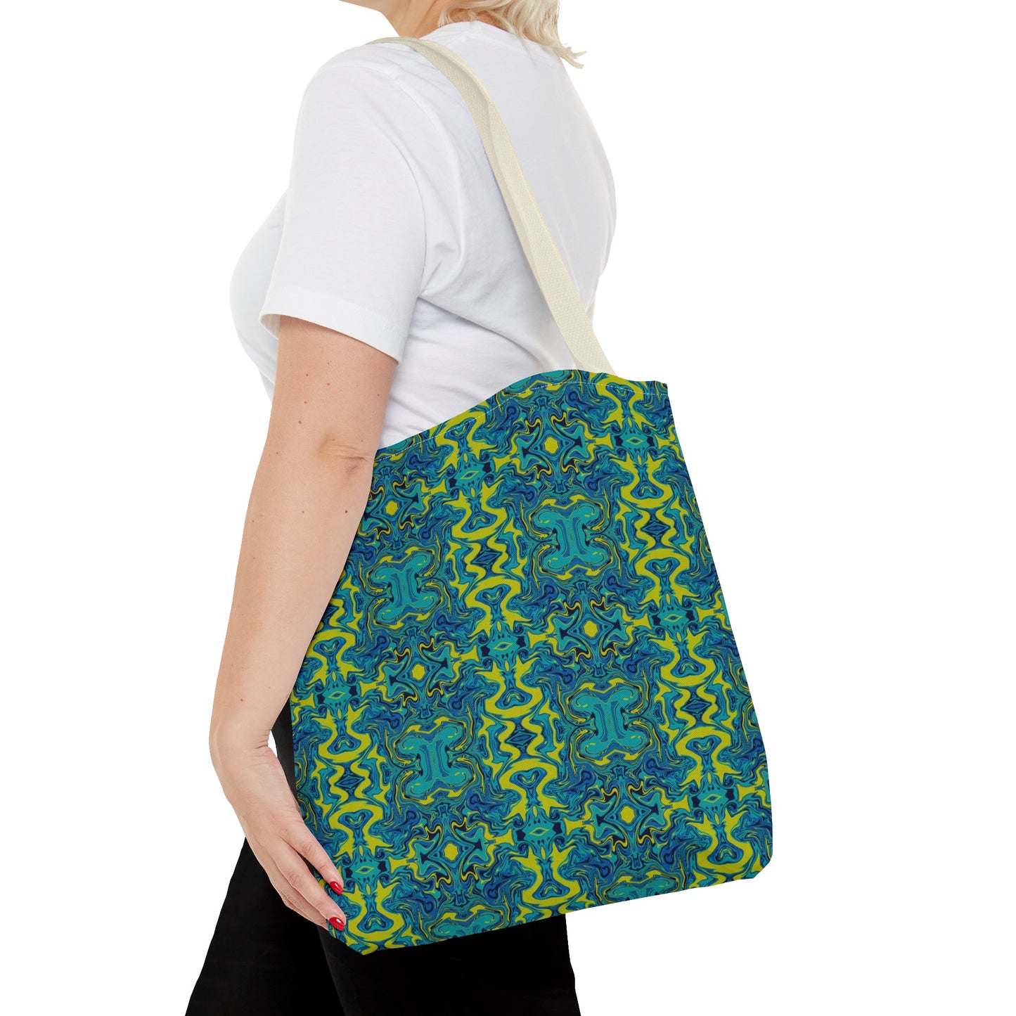 Boho Psychedelic Liquify Tote Bag