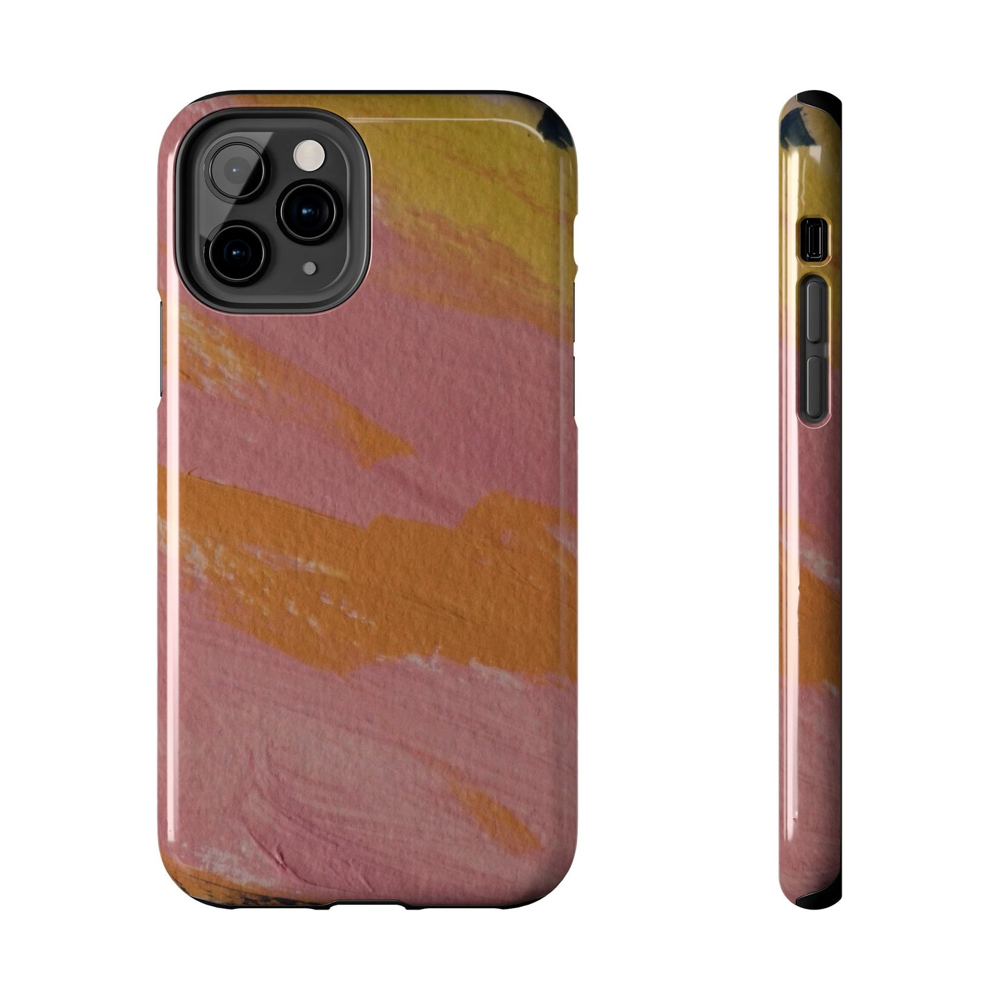 Abstract Pastel Pink Tough Phone Cases