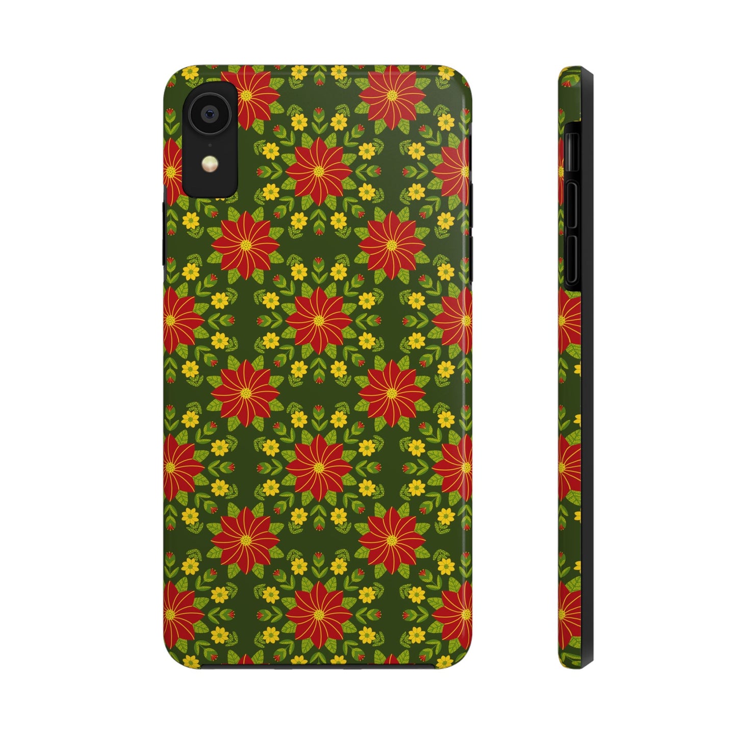 Poinsettias Tough Phone Cases