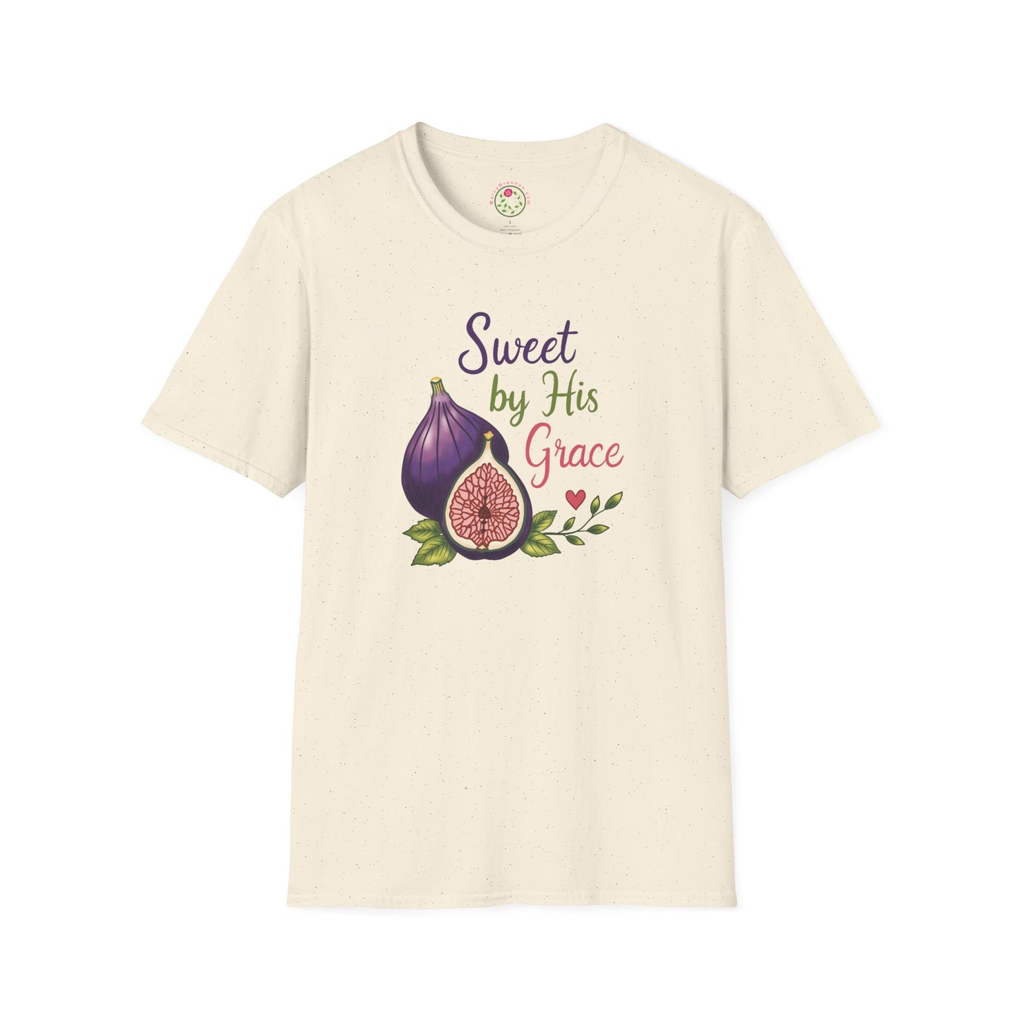 Sweet by His Grace T-Shirt — Christian Fig Illustration