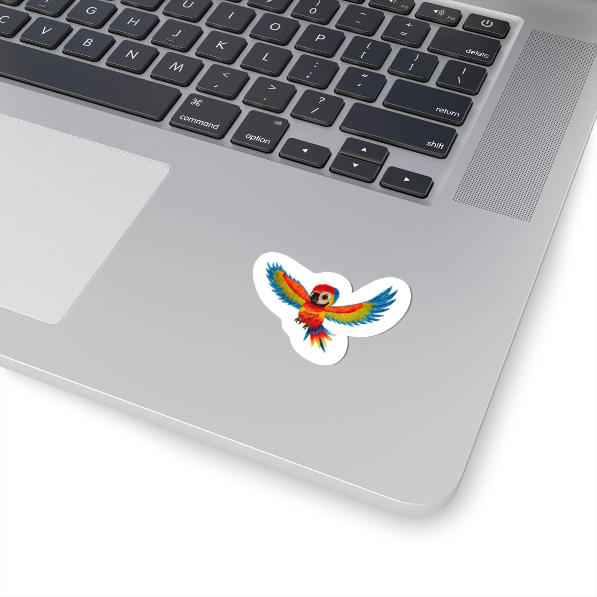 Baby Parrot Sticker — Cute Watercolor Baby Parrot Vinyl Decal for Laptops, Water Bottles & Journals