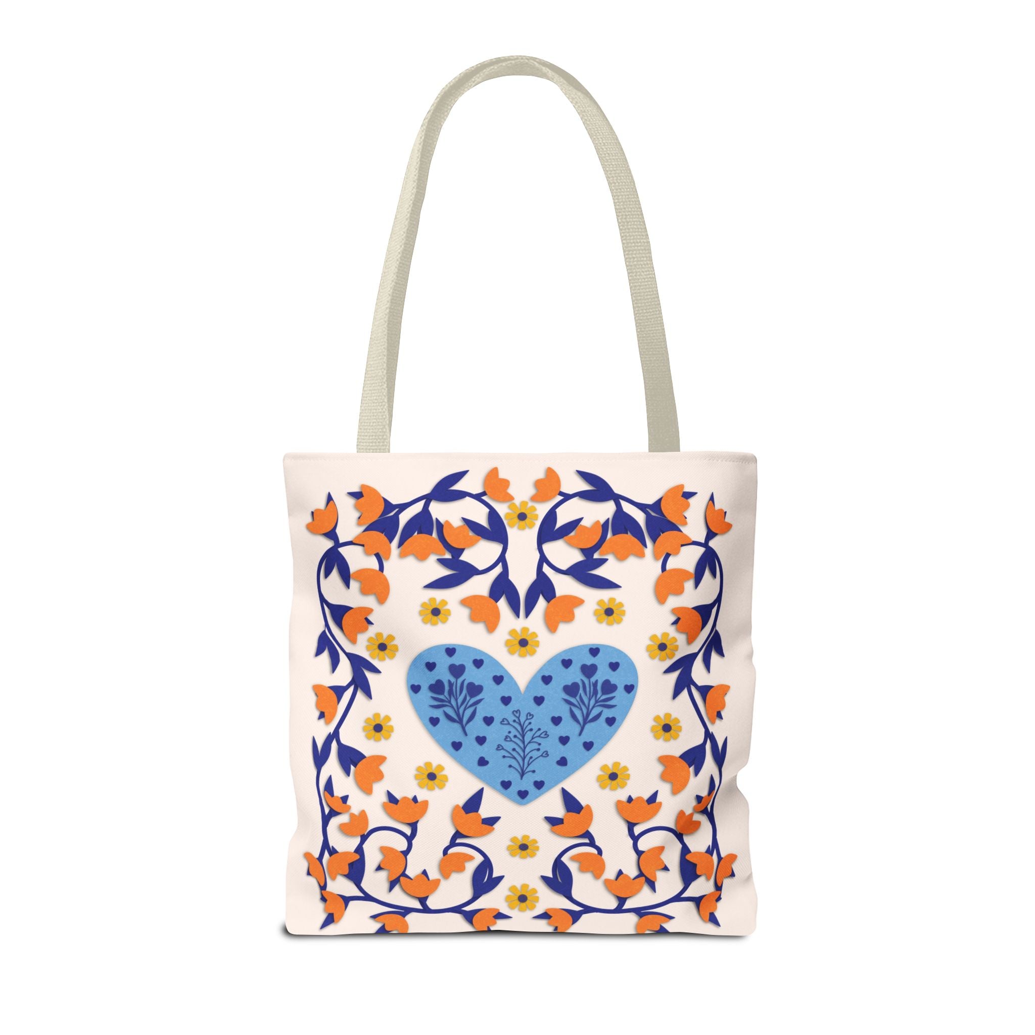 Hygge Hearts and Flowers Tote Bag – Marcy Brennan Art