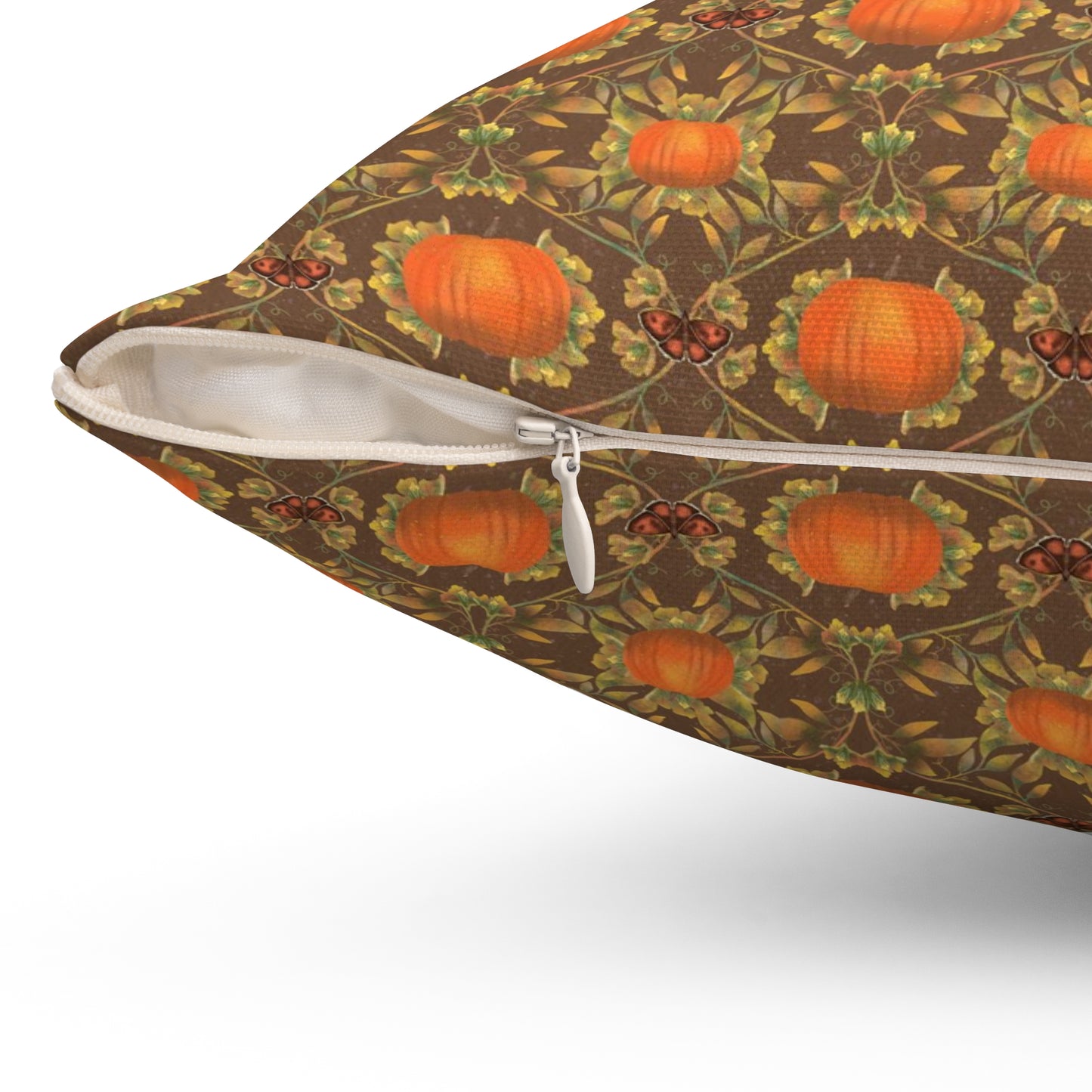 Pumpkin Patch Spun Polyester Square Pillow