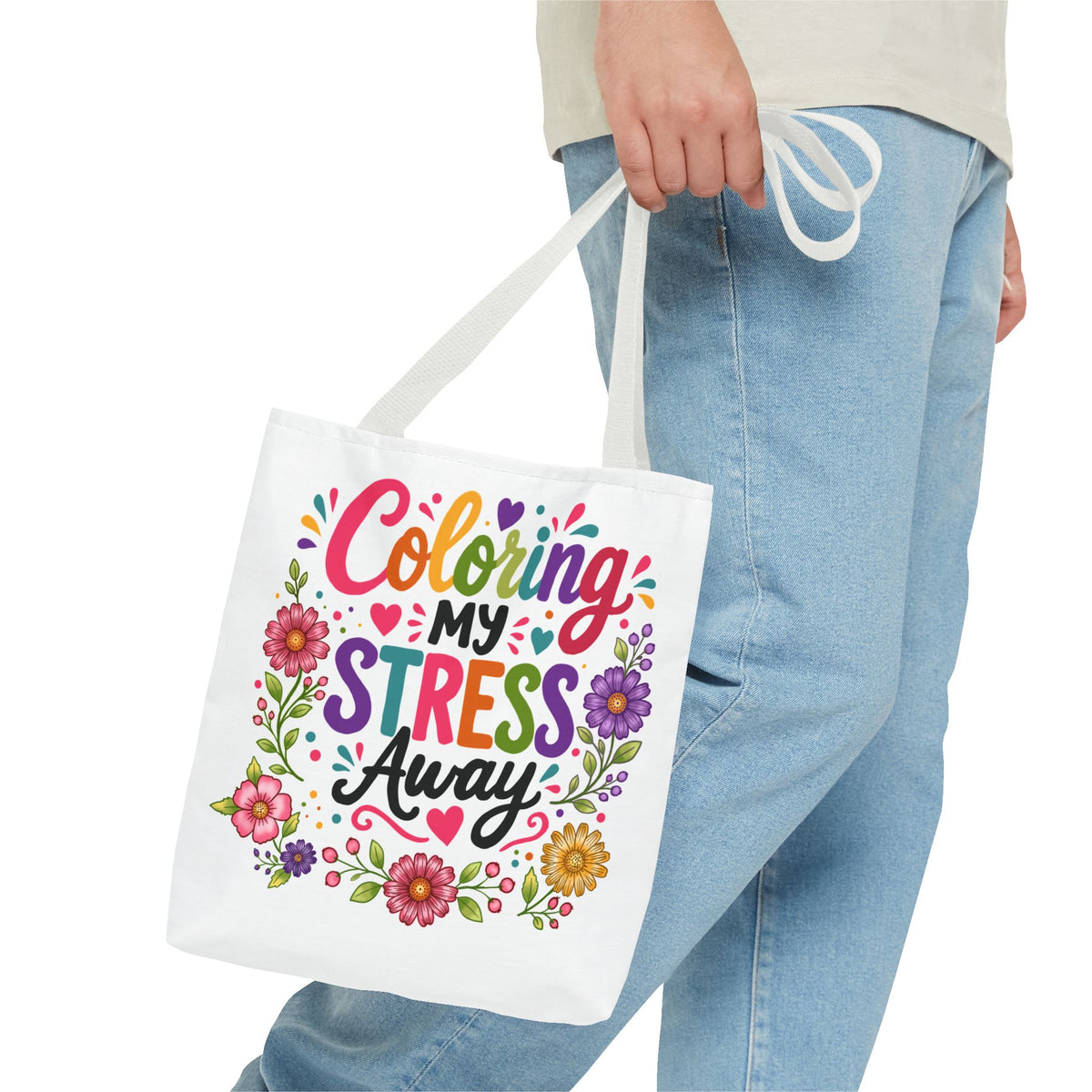 Coloring My Stress Away Tote Bag