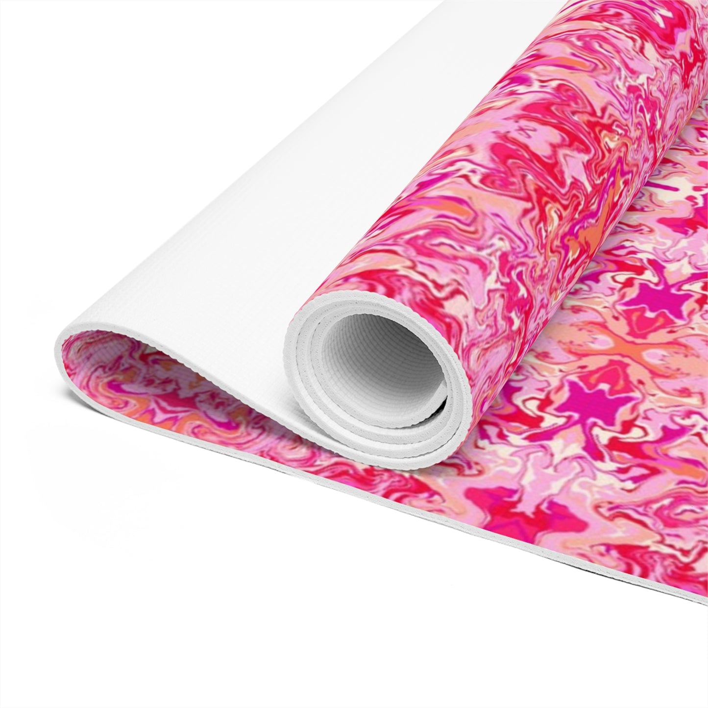 Boho Bougainvillea Garden Yoga Mat