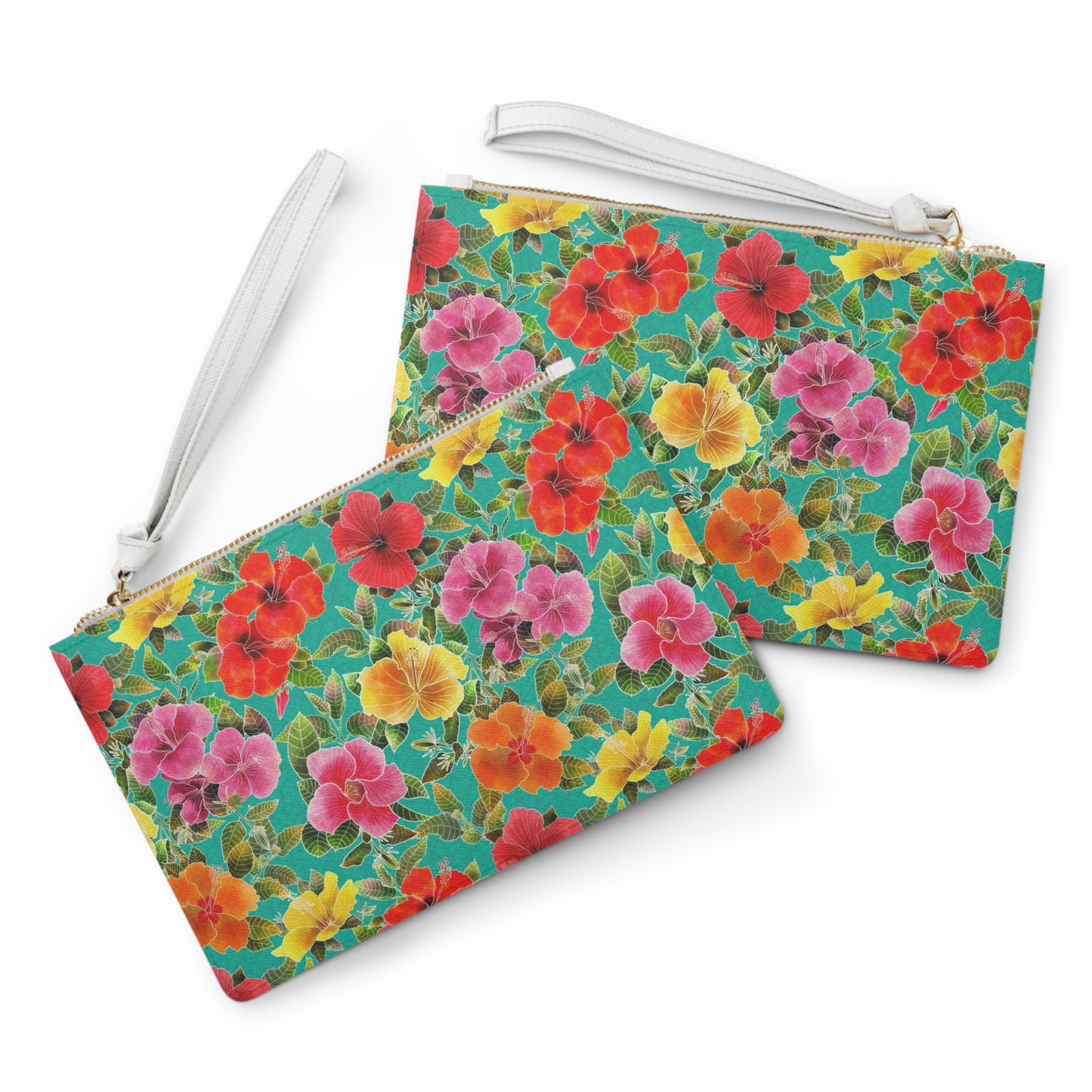 Hibiscus Garden Clutch Bag