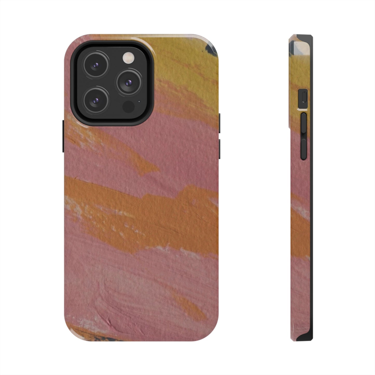 Abstract Pastel Pink Tough Phone Cases