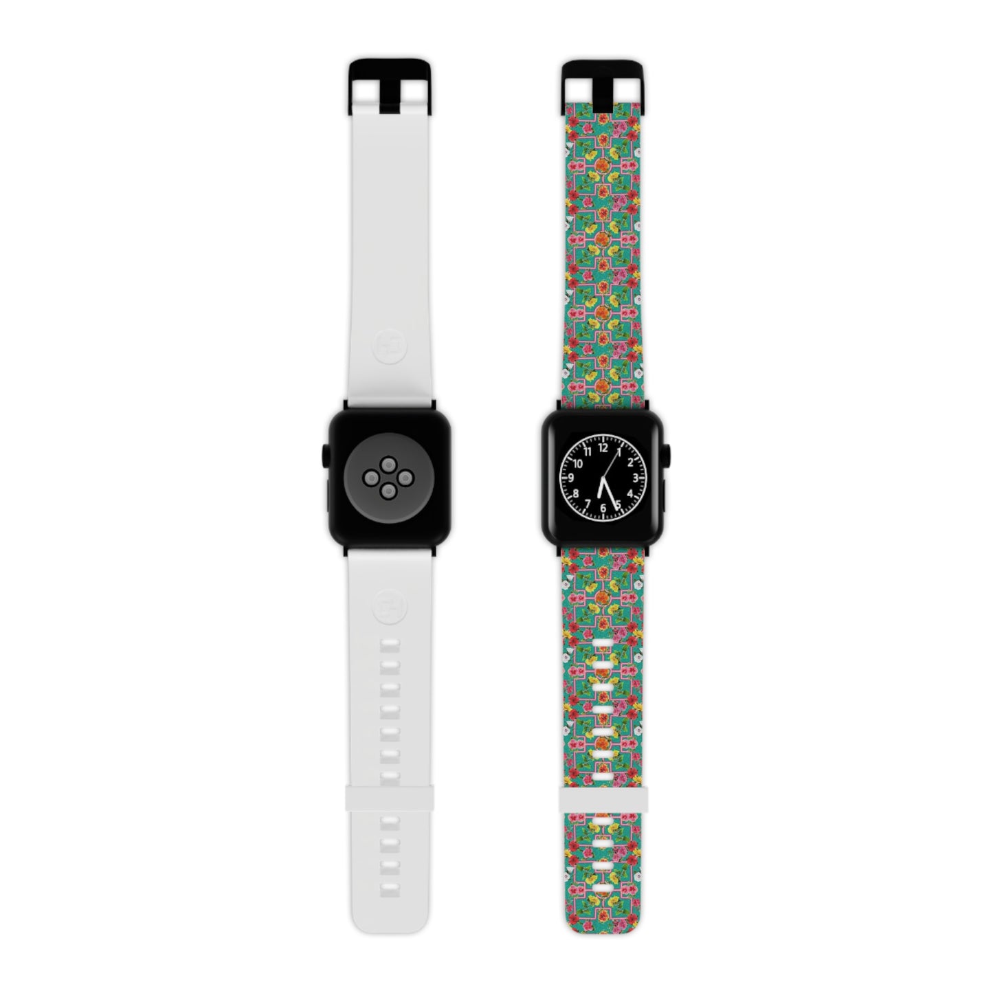 Formal Hibiscus Garden Watch Band for Apple Watch