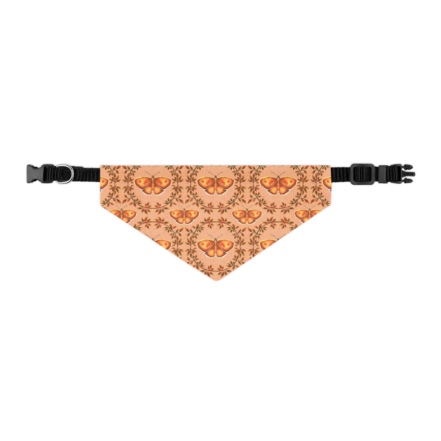 Moths & Vines Pet Bandana Collar