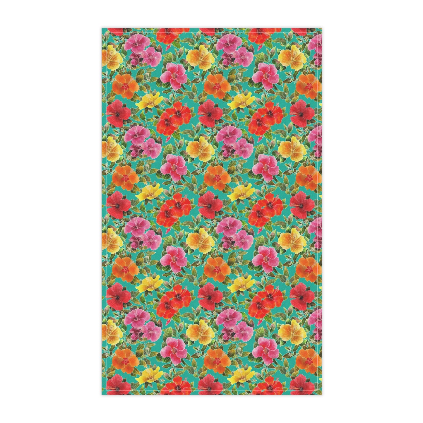 Hibiscus Garden Kitchen Towel