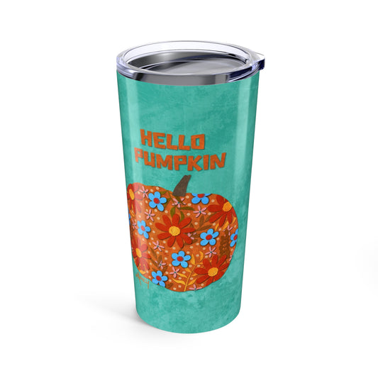 Hello Pumpkin Collage Tumbler