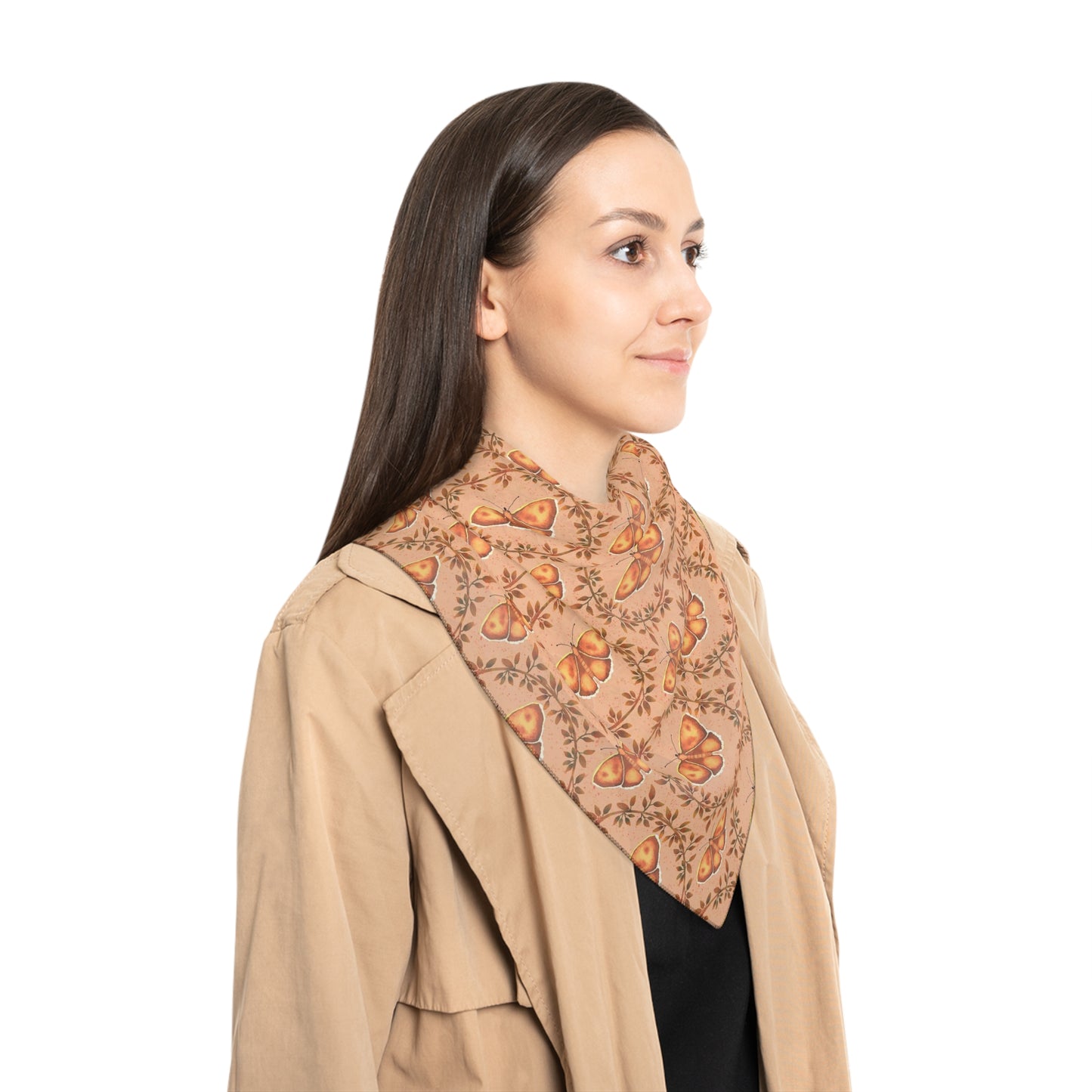 Moths and Vines Poly Scarf