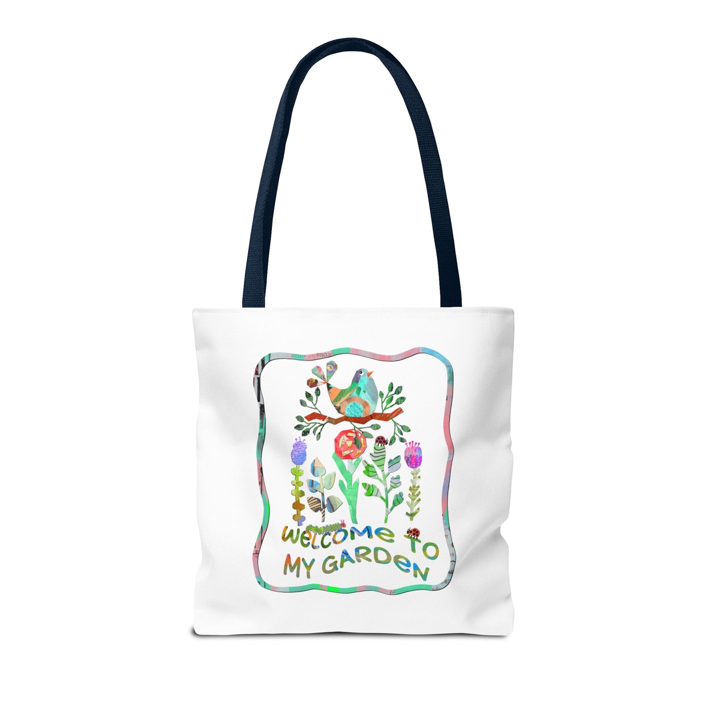 Welcome to My Garden Collage Tote Bag