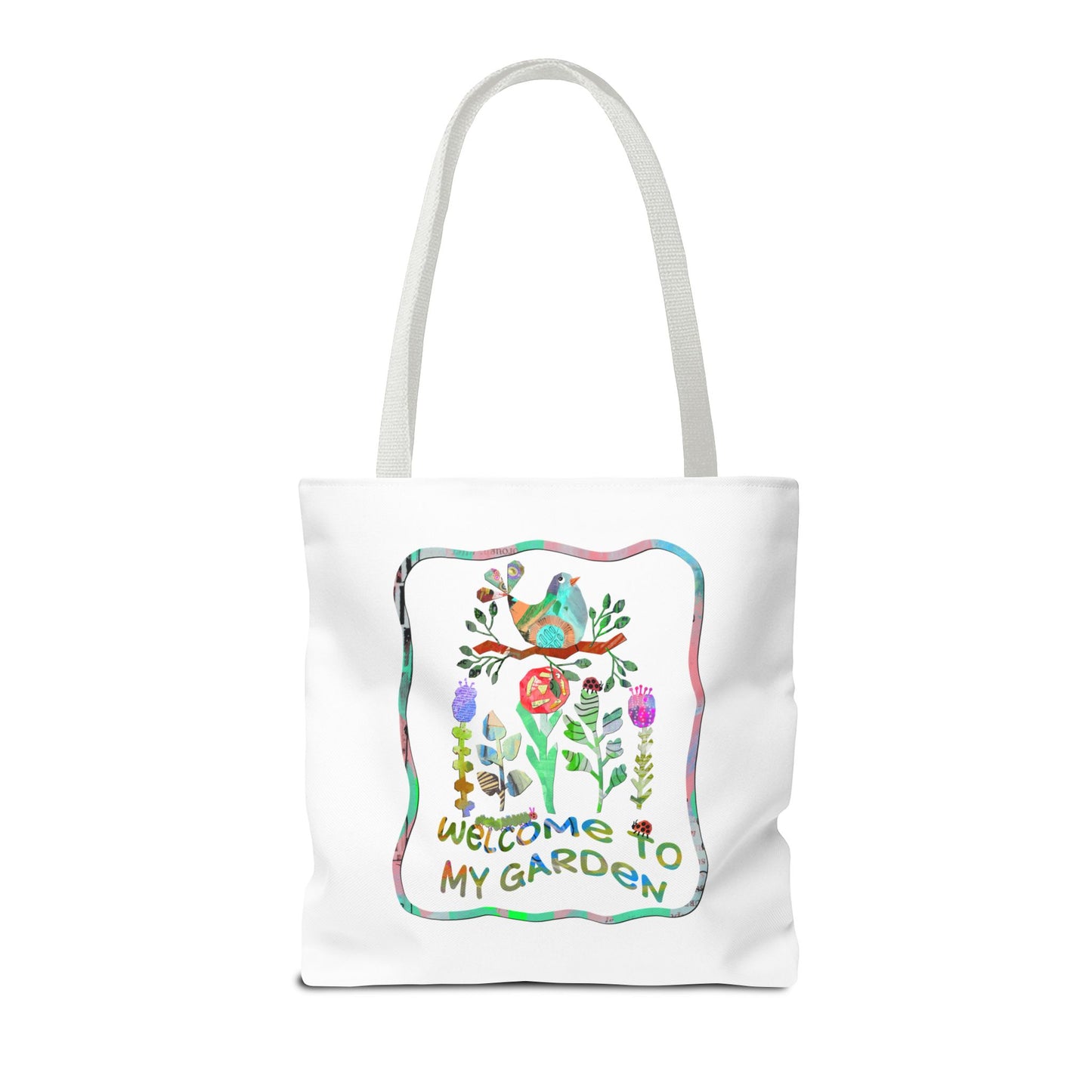 Welcome to My Garden Collage Tote Bag