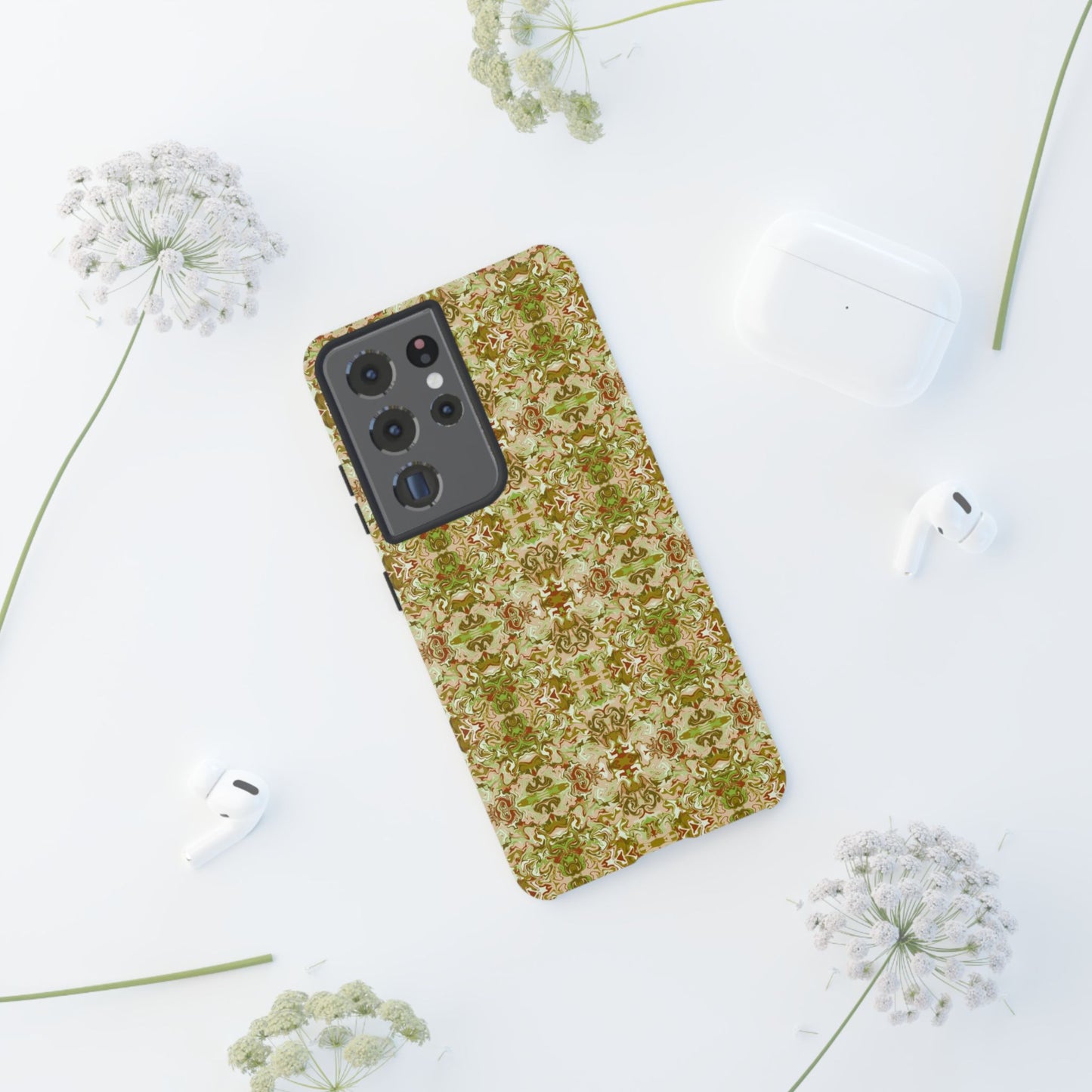 Boho Tea Garden Tough Phone Case