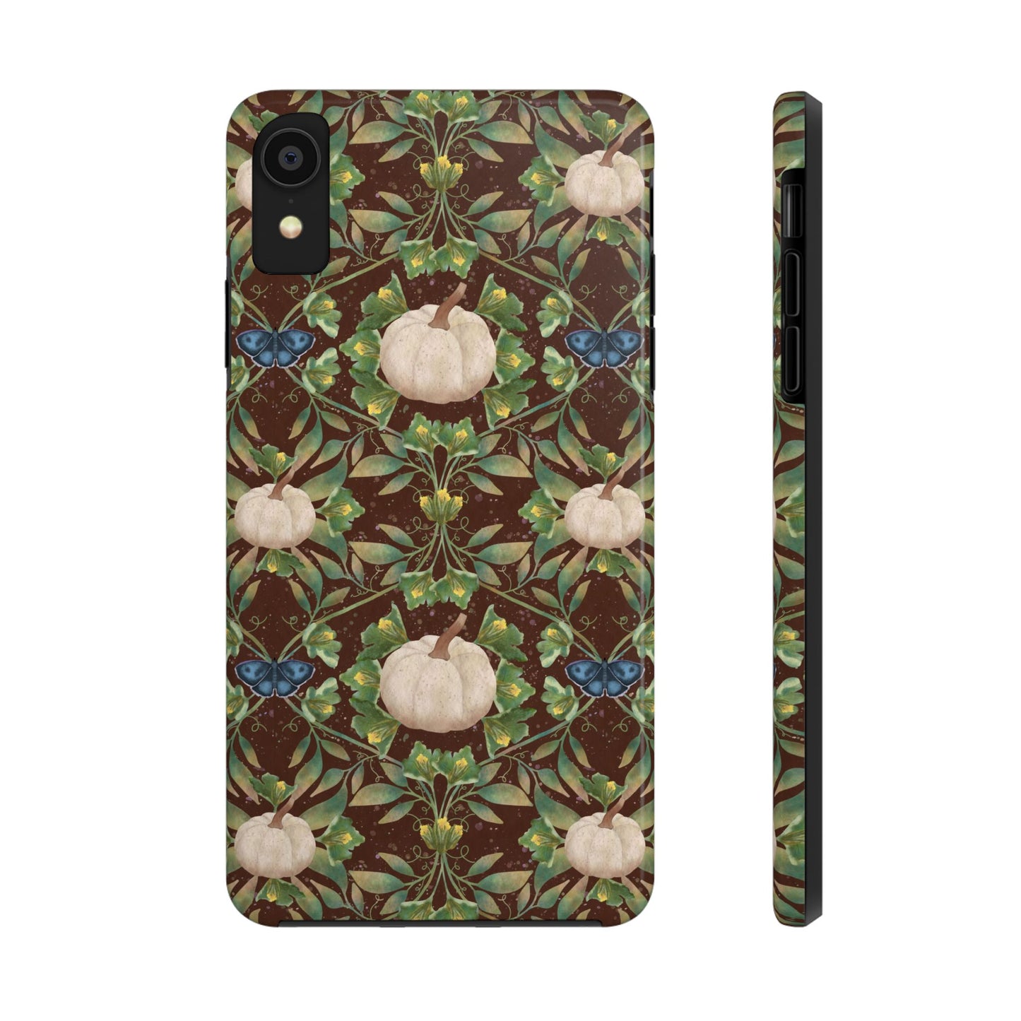 White Pumpkins Tough Phone Cases