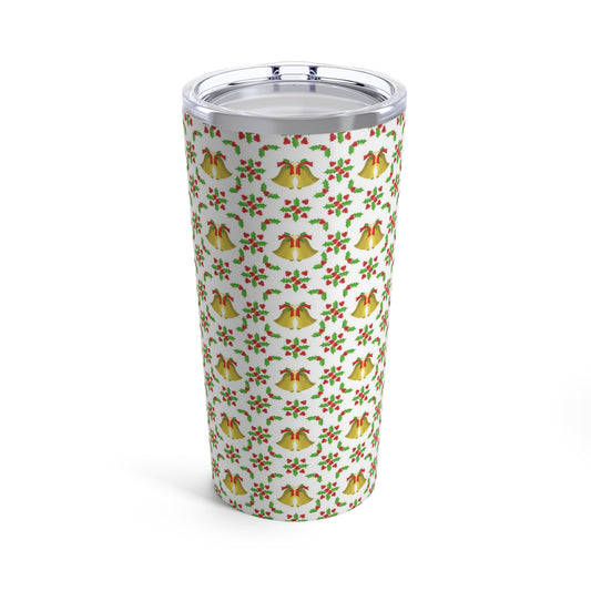 Bells and Holly Tumbler 20oz