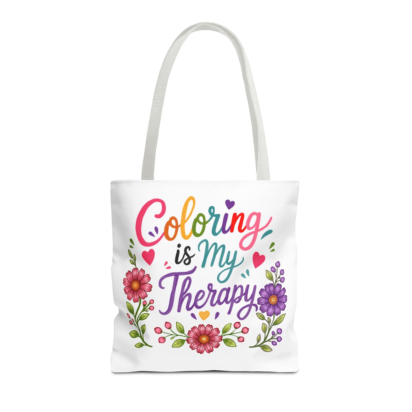 Coloring is My Therapy Tote Bag