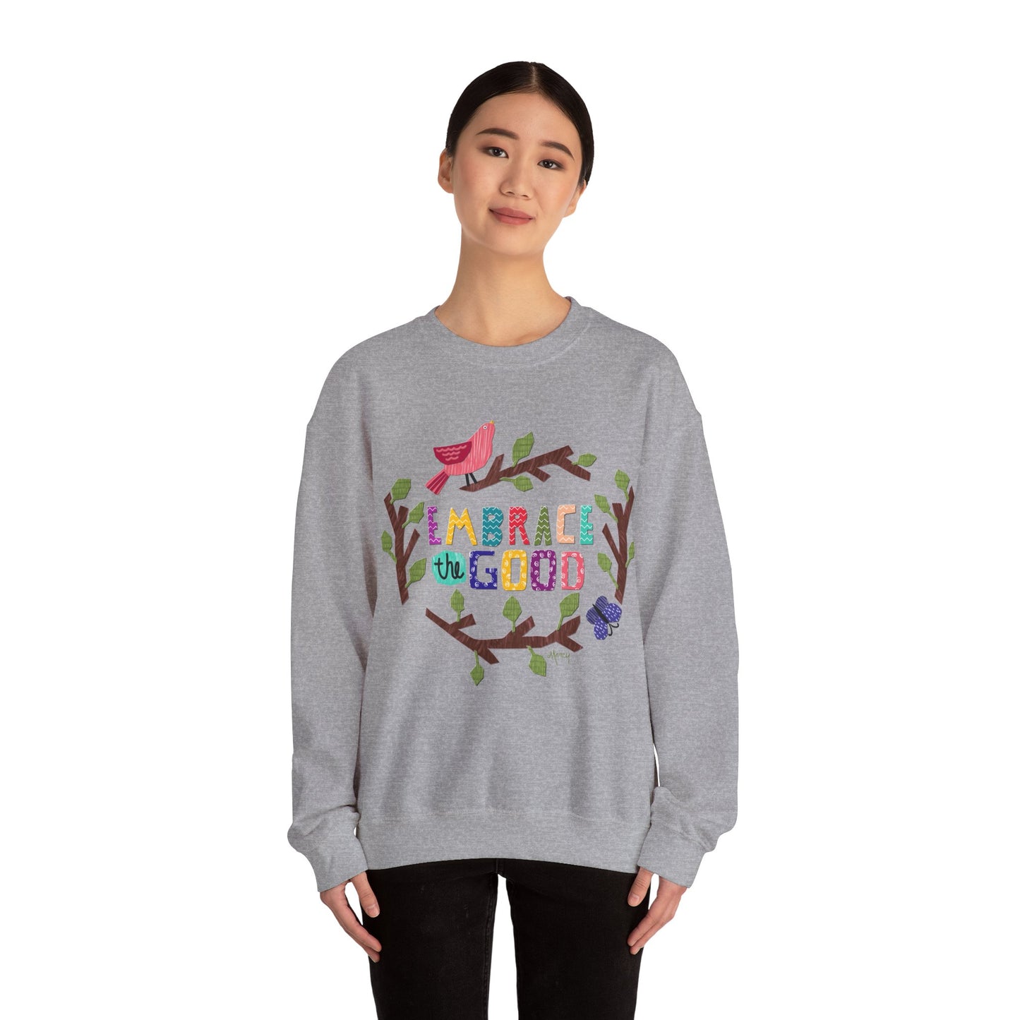 Embrace the Good — Heavy Blend™ Crewneck Sweatshirt