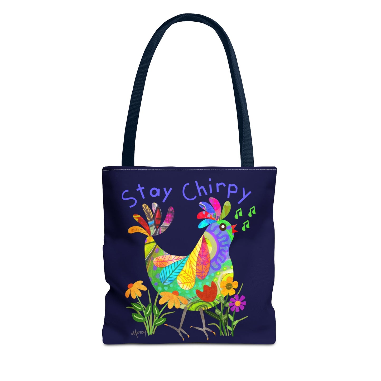 Kooky Bird Collage Tote Bag