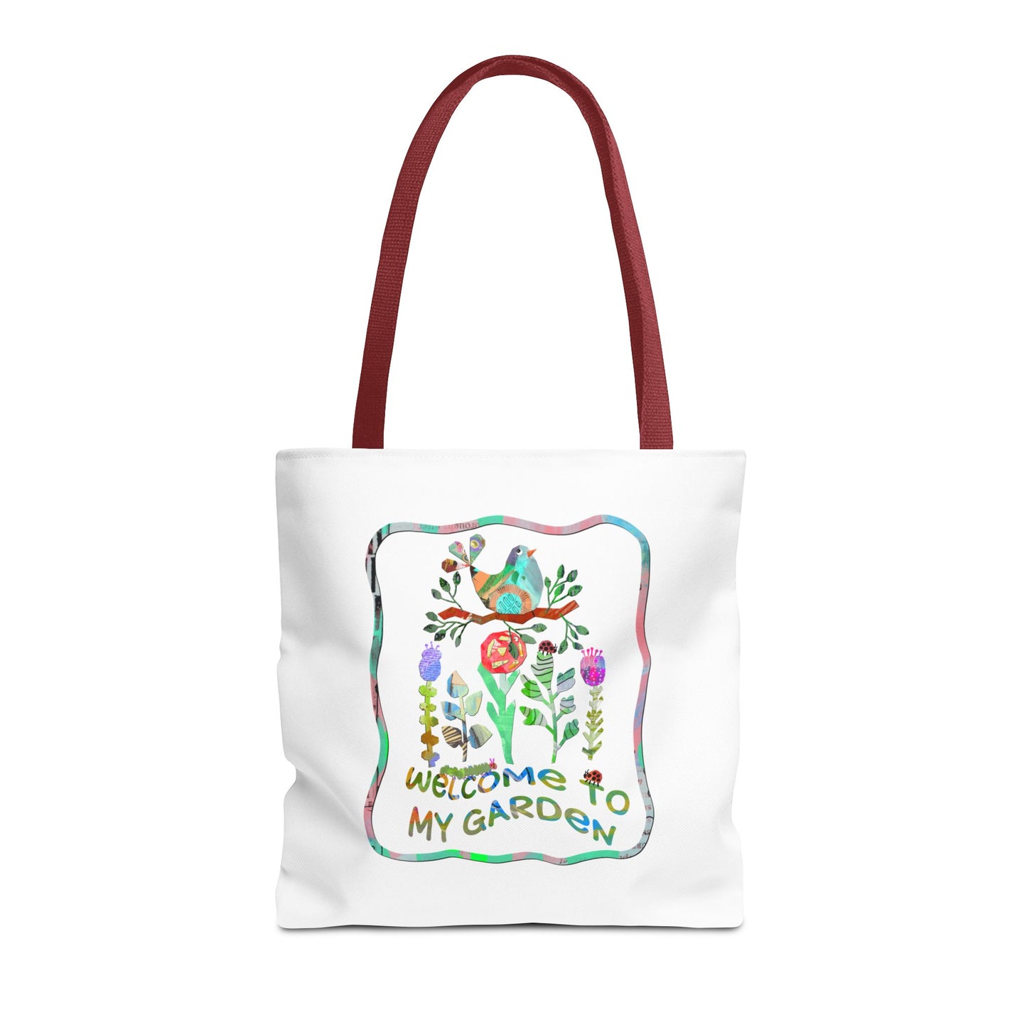 Welcome to My Garden Collage Tote Bag