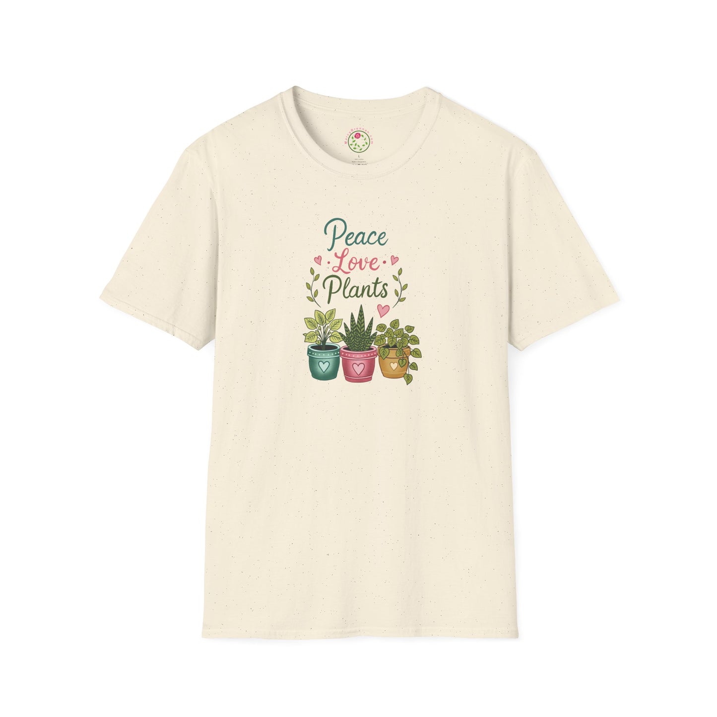 Peace Love Plants T-Shirt — Cute Plant Lover Graphic Tee