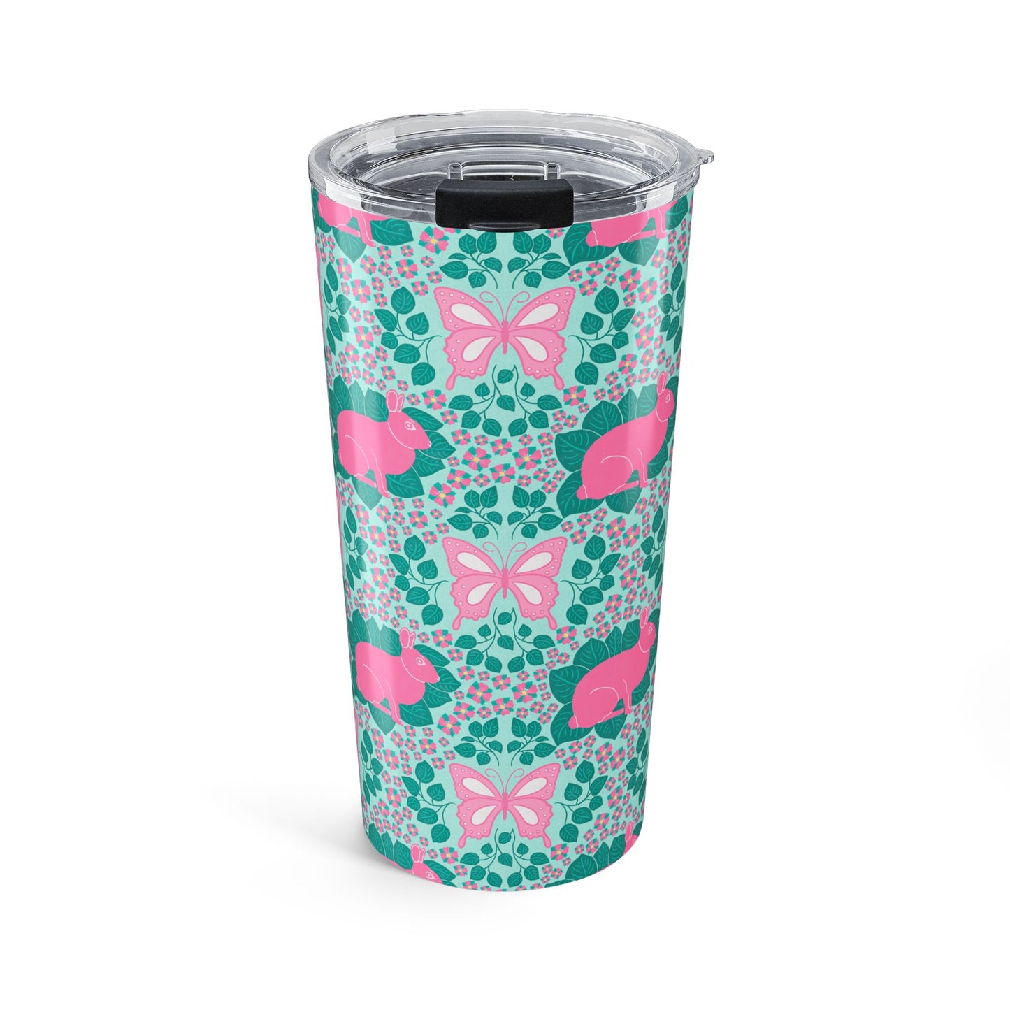 Bunnies & Butterflies 20 oz Insulated Travel Cup
