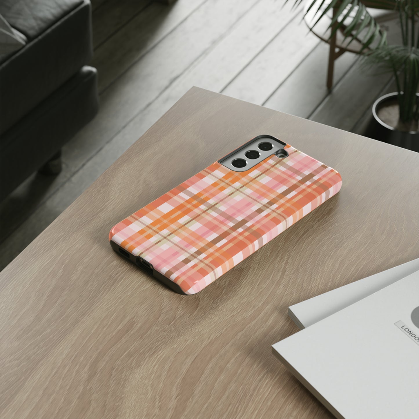 Soft Autumn Plaid Tough Cases