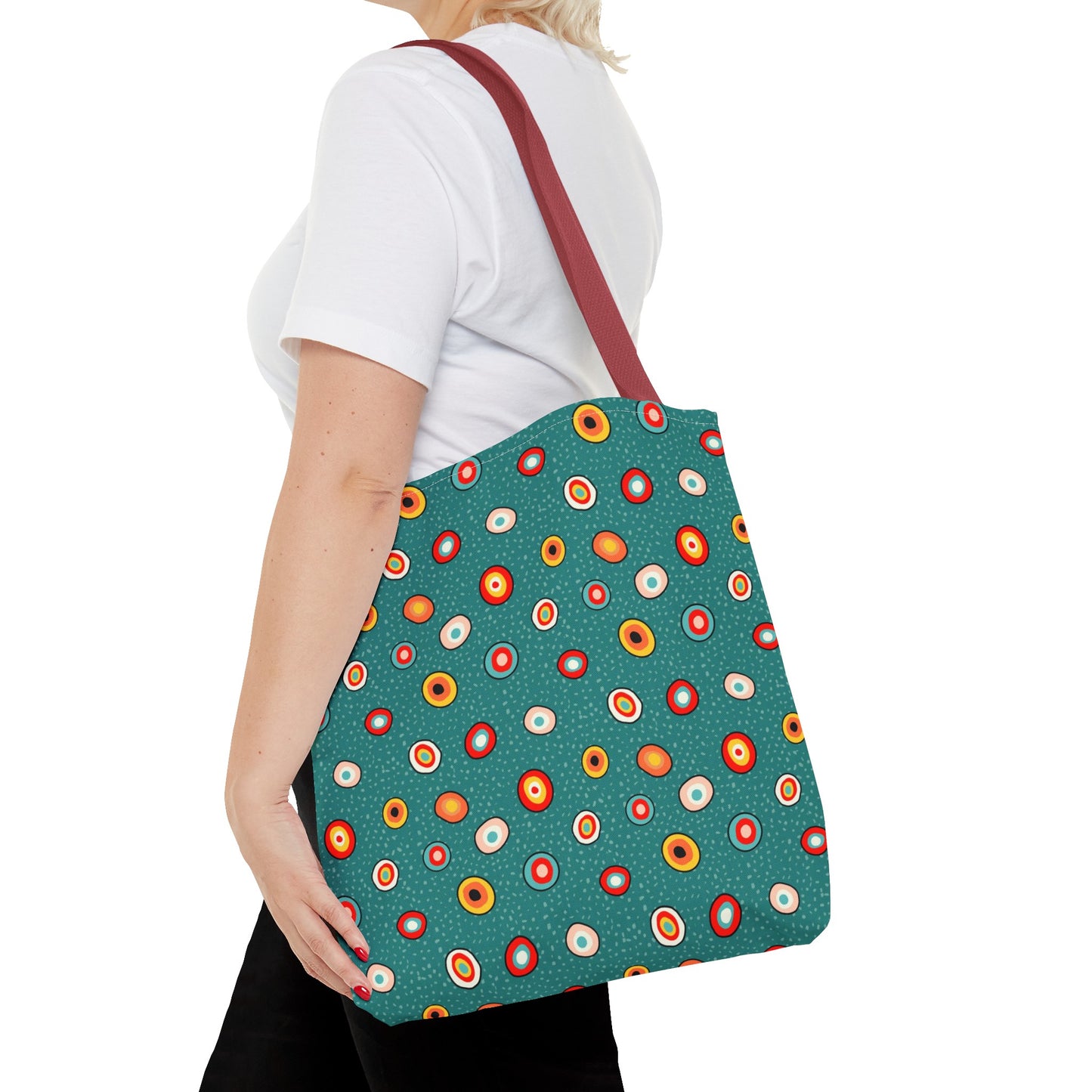 Funky Circles Tote Bag