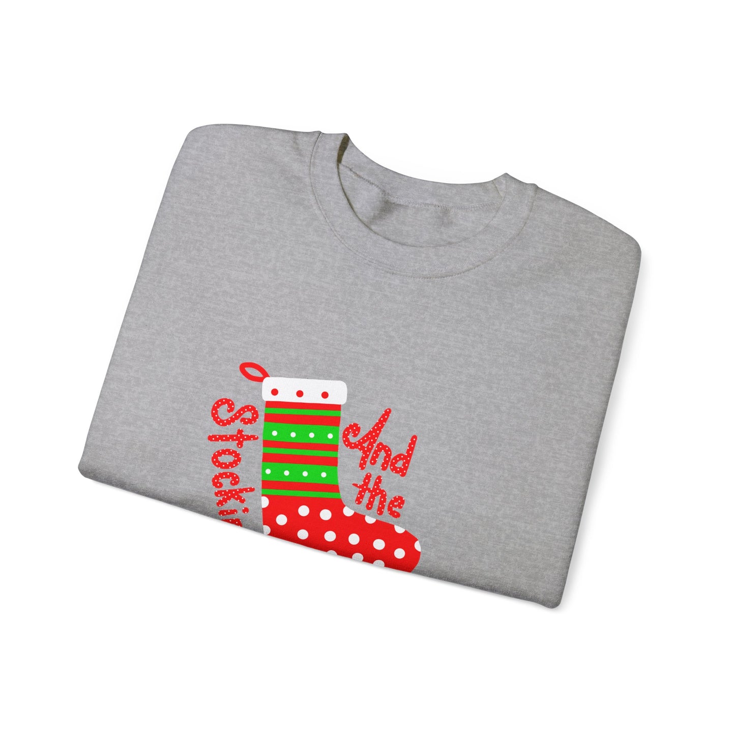 Christmas Stocking Unisex Heavy Blend™ Crewneck Sweatshirt