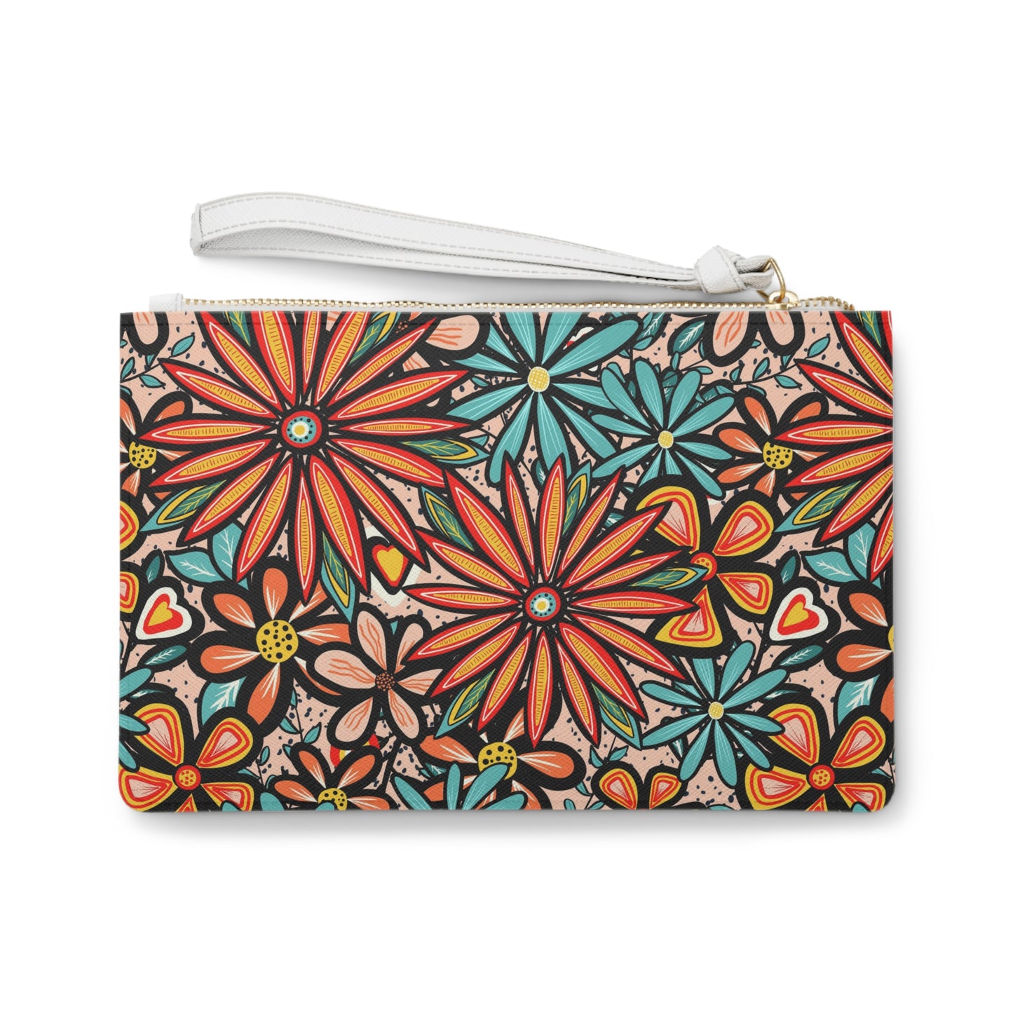 Flower Power Clutch Bag