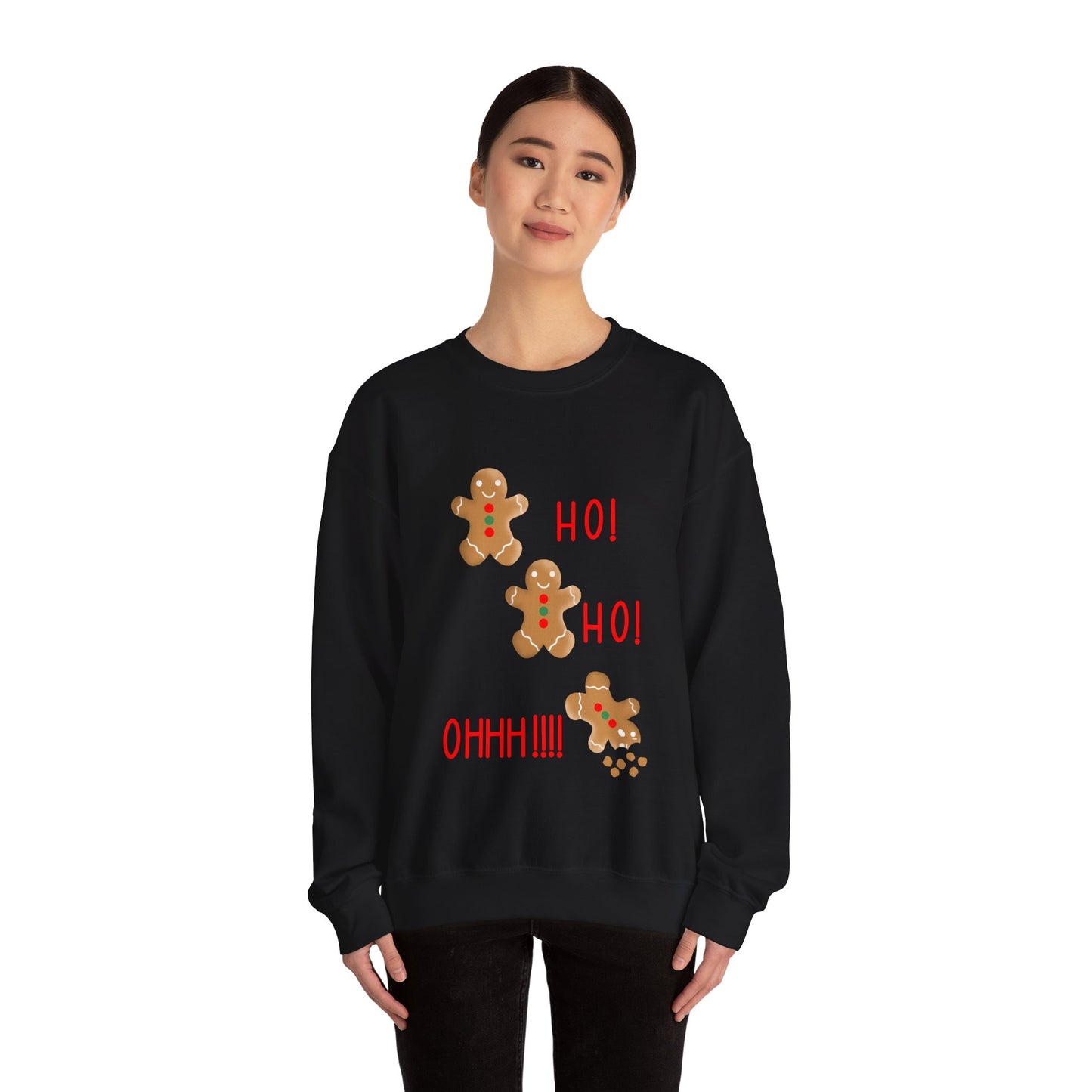 Gingerbread Men & Hearts Unisex Heavy Blend™ Crewneck Sweatshirt