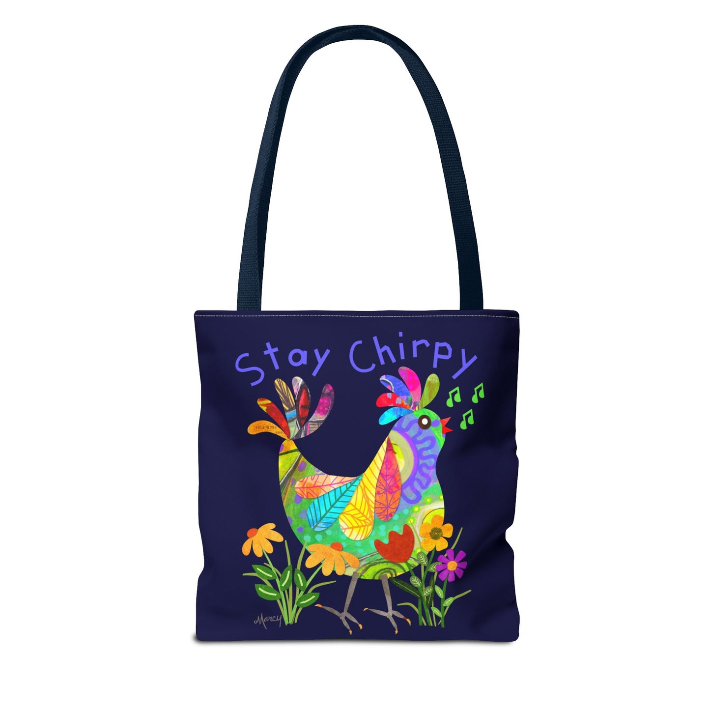 Kooky Bird Collage Tote Bag