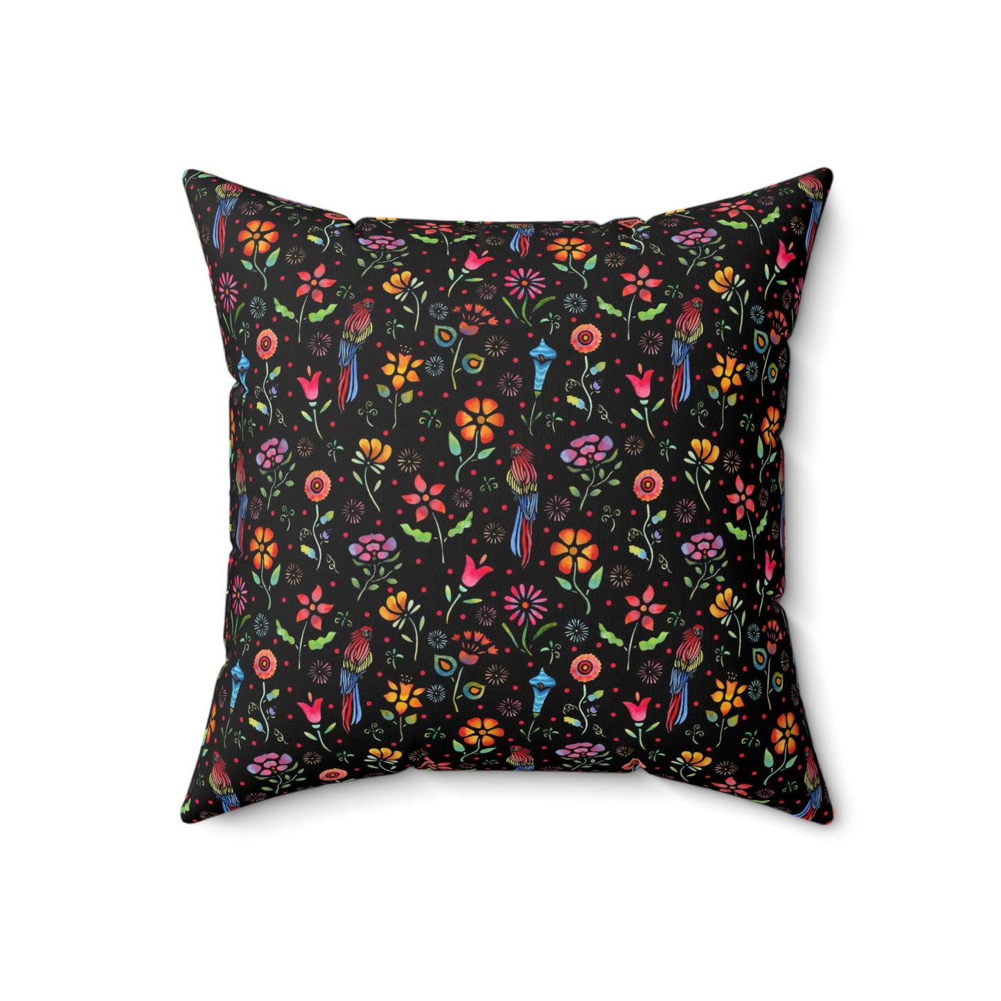 Frida Flowers Spun Polyester Square Pillow