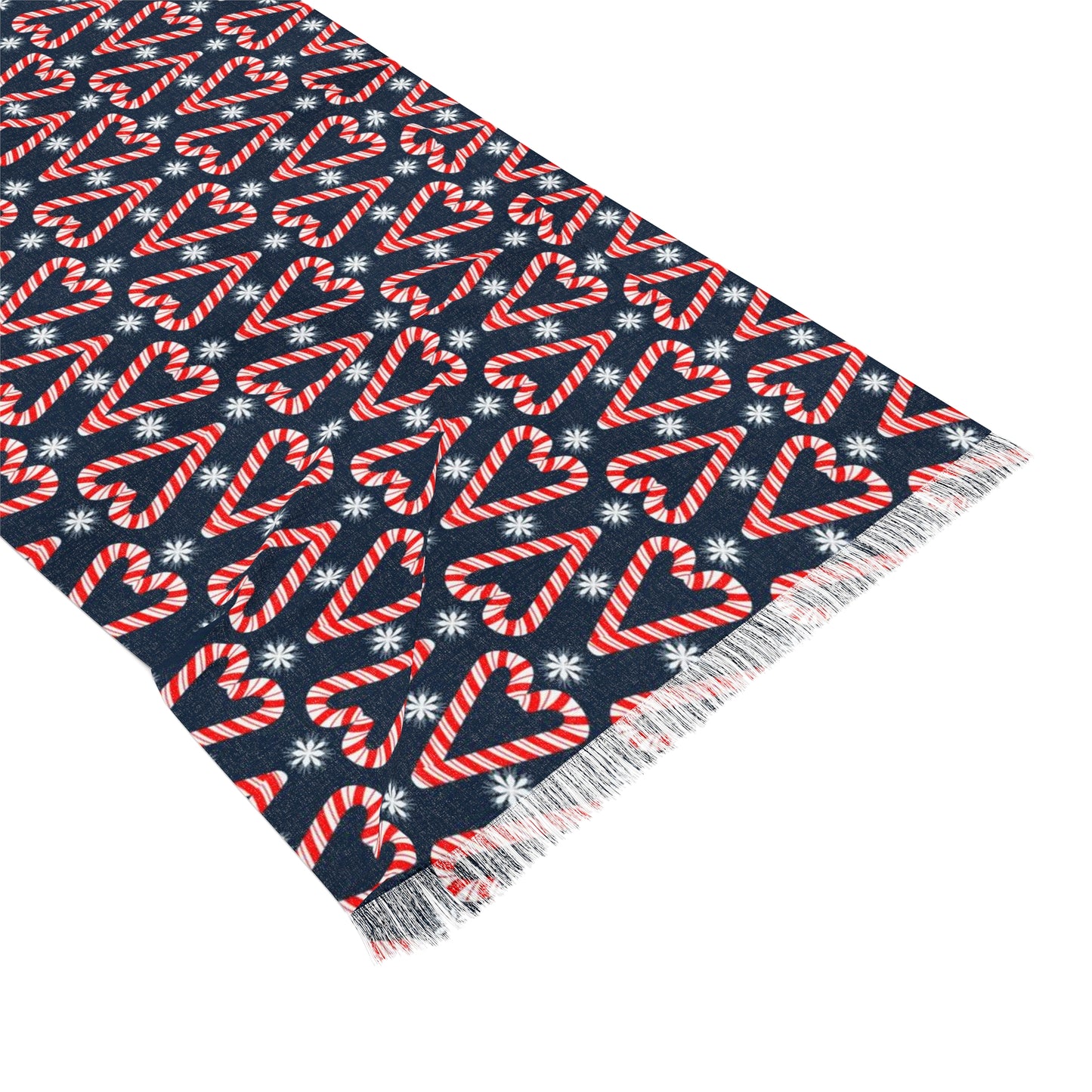Candy Cane Hearts Light Scarf