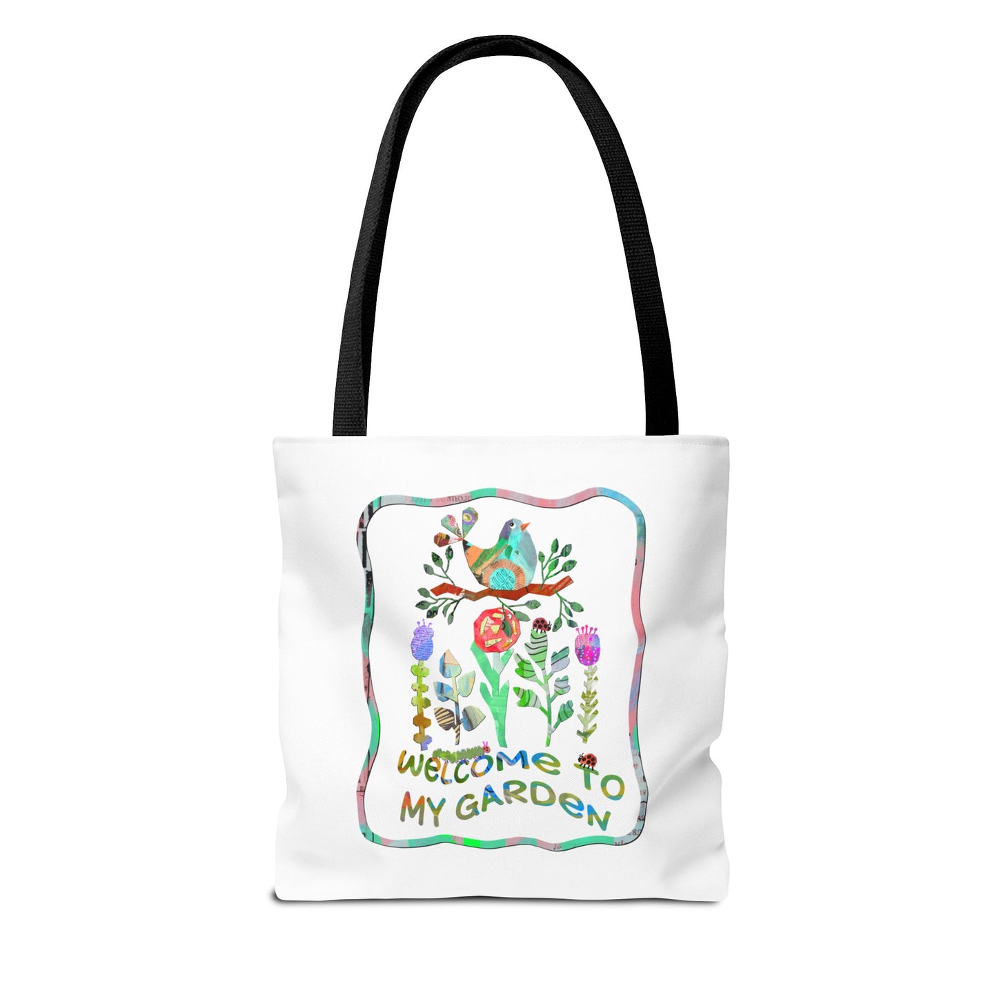 Welcome to My Garden Collage Tote Bag