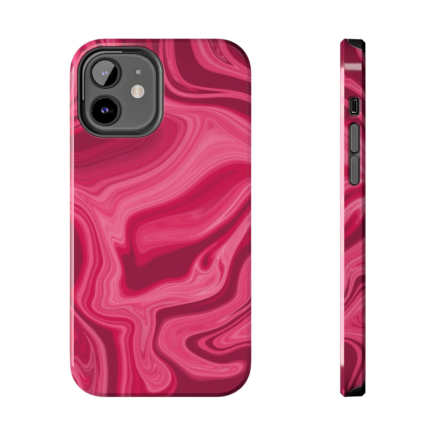 Rosy Swirls Tough Phone Cases