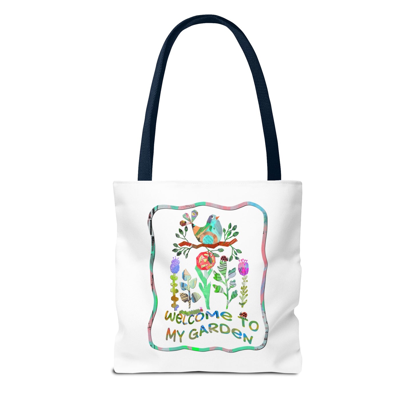 Welcome to My Garden Collage Tote Bag