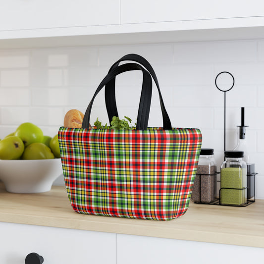 Very Merry Plaid Lunch Bag