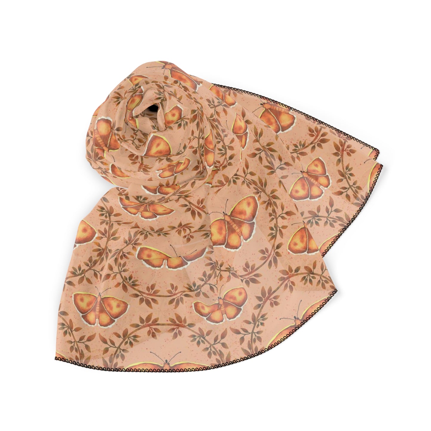 Moths and Vines Poly Scarf