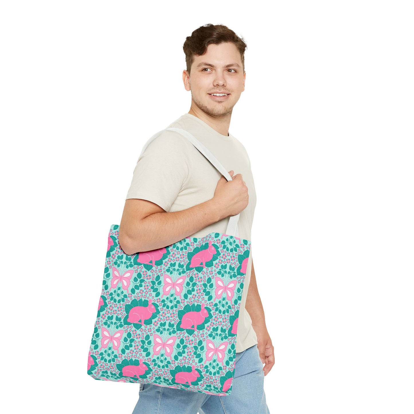 Bunnies & Butterflies Tote Bag
