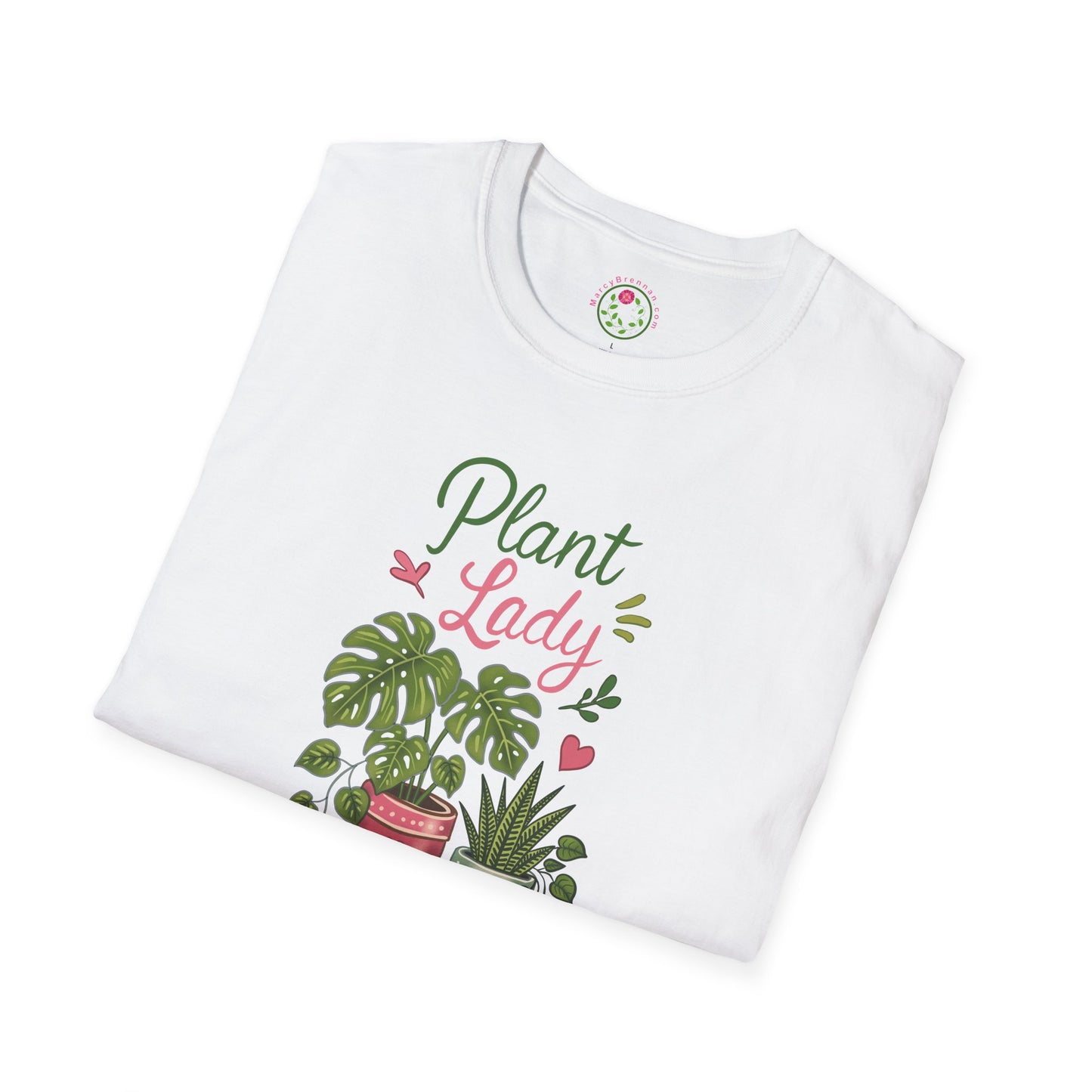 Plant Lady T-Shirt — Cute Indoor Plant Lover Tee with Monstera & Potted Plants